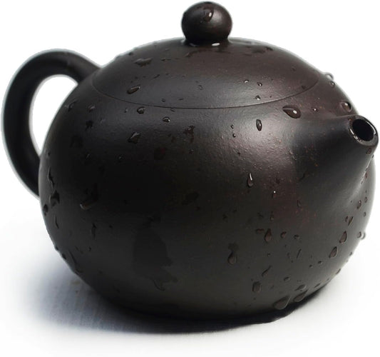 Teapot Chinese Gongfu Tea Genuine Black Sand Heijingan Tea Xishi Pots (9.5Oz/280Cc)