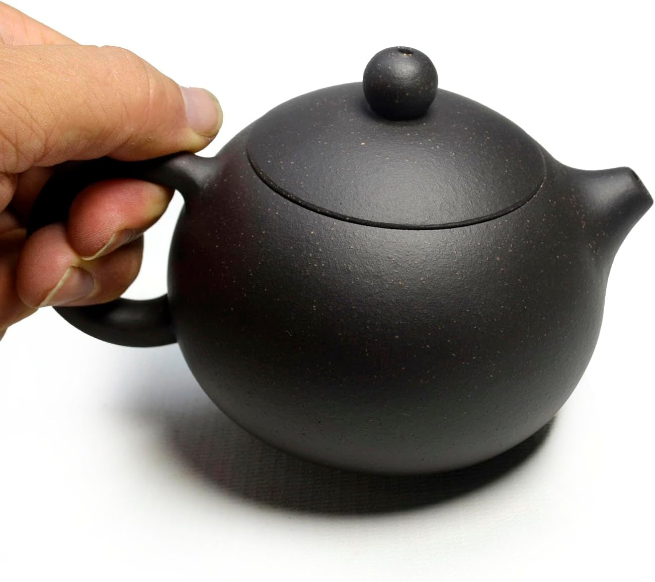 Teapot Chinese Gongfu Tea Genuine Black Sand Heijingan Tea Xishi Pots (9.5Oz/280Cc)